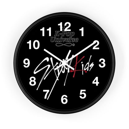 K-Pop Stray Kids Wall Clock, Unique Home Decor, Gift for Music Lovers, Cool Wall Art, Modern Timepiece, Fan Merchandise