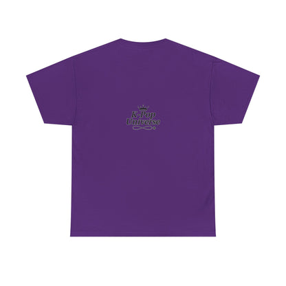 K-Pop Universe "Good Vibes Only" Graphic T-Shirt, Unisex Cotton Tee, Music Lover Gift, Concert Wear, Casual Style