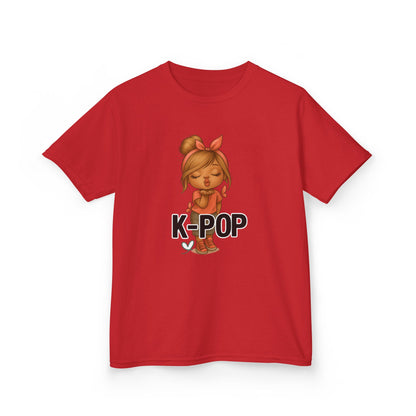 K-Pop Kids Tee, Comfortable Cotton T-Shirt for Young Fans, Cool Gift for Birthdays, Music Lovers, Fun Fashion for Summer