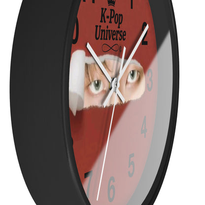 K-Pop Themed Wall Clock, Unique Home Decor, Gift for Fans, Music Room Essential, Stylish Timepiece