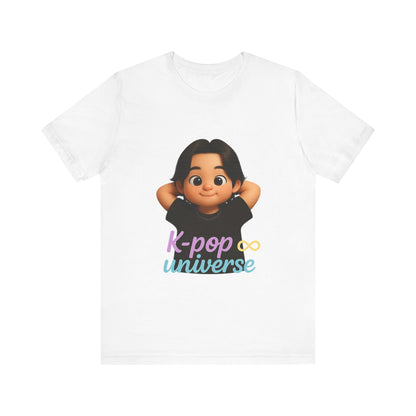K-Pop Universe Graphic Tee, Trendy T-Shirt for Fans, Unisex Short Sleeve Shirt, Concert Apparel, Gift for Music Lovers