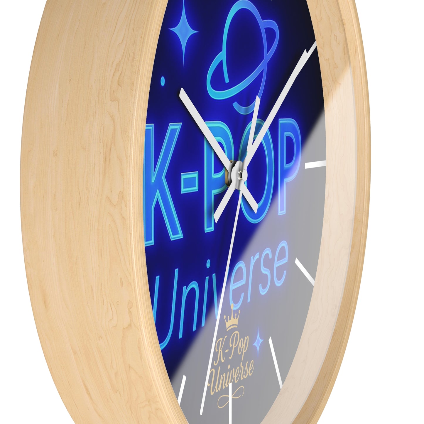 Wall ClockK-Pop Cat Acrylic Wall Clock, Cute Home Decor, Fun Wall Art, Unique Gift for Cat Lovers, K-Pop Fan Merchandise, Colorful Clock