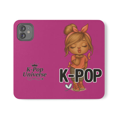 K-Pop Flip Case for Fans, Cute K-Pop Merchandise, Stylish Phone Cover, Ideal for Gifts, Birthday, Concerts, and Celebrations