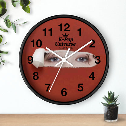 K-Pop Universe Wall Clock, Unique Home Decor, Music Lover Gift, Stylish Timepiece, K-Pop Fan Decor, Room Accent,Jimin /BTS