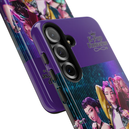 K-Pop Universe Phone Case, Stylish Tough Phone Cover, Colorful K-Pop Inspired Accessory, Trendy Gift for Fans, Durable Protection for Phones