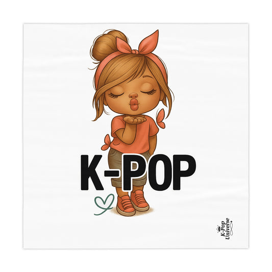 K-Pop Inspired Tablecloth, Stylish Table Decor for Music Lovers, Party Supplies, Gift for Fans, Dining Table Accessory