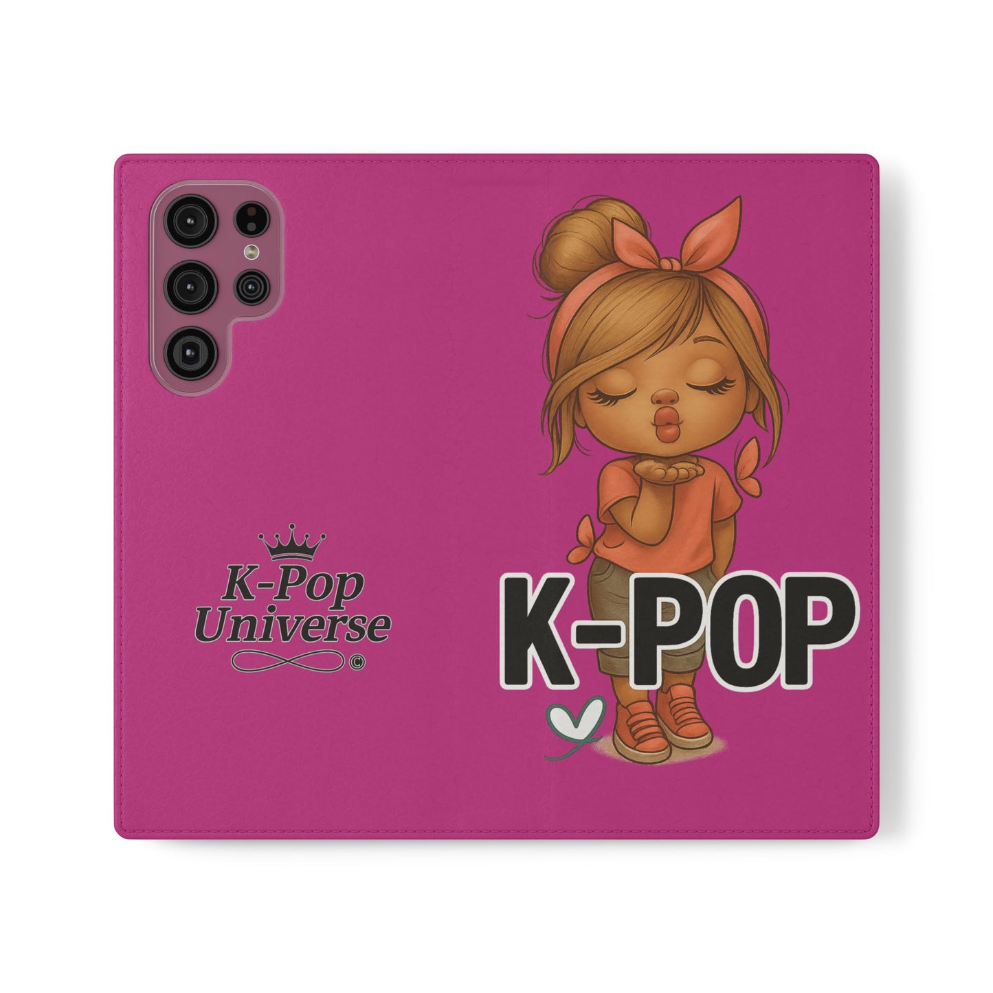 K-Pop Flip Case for Fans, Cute K-Pop Merchandise, Stylish Phone Cover, Ideal for Gifts, Birthday, Concerts, and Celebrations