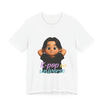 K-Pop Universe Graphic Tee, Trendy T-Shirt for Fans, Unisex Short Sleeve Shirt, Concert Apparel, Gift for Music Lovers