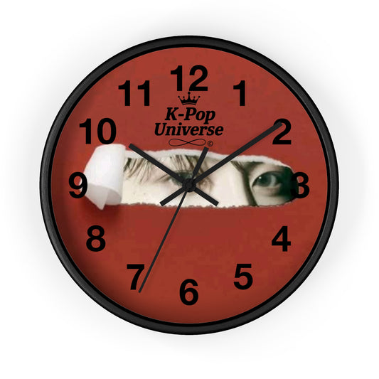 Wall Clock JK BTS/K-POPK-Pop Universe Wall Clock, K-Pop Decor, Unique Gift, Home Decoration, Music Lover Accessory, Trendy Wall Art