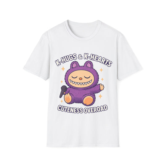 K-Pop Cute Character T-Shirt, Fun Fashion, Graphic Tees, Gift for Fans, Unique K-Pop Apparel, Cuteness Overload