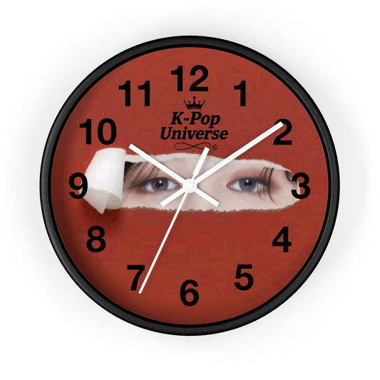K-Pop Universe Wall Clock, Unique Home Decor, Music Lover Gift, Stylish Timepiece, K-Pop Fan Decor, Room Accent,Jimin /BTS