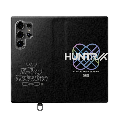 LIMITED EDITION❗K-Pop Universe Flip Cases - Stylish Phone Wallet, Perfect for Fans, Gift for Music Lovers, Trendy Accessory, Smartphones, Huntrax, K-POP demon hunters, k-pop universe