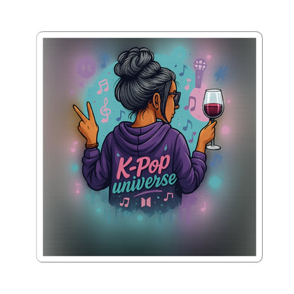 K-Pop Universe Kiss-Cut Stickers, Fun Stickers for K-Pop Lovers, Cute Laptop Decor, Gift for Music Fans, K-Pop Party Favor