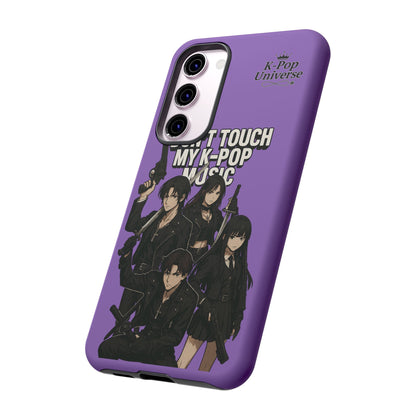K-Pop Phone Case, Don't Touch My K-Pop Music Cover, Gift for Fans, Cute K-Pop Merchandise, Trending Phone Accessories