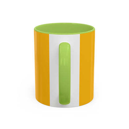 K-Pop Universe Accent Coffee Mug | Perfect for Fans, Gifts for Birthdays, Unique Collectors Item, Vibrant Yellow Mug, Black Handle Mug, K-pop universe