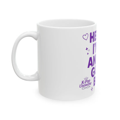 K-Pop Inspired Ceramic Mug, Perfect Gift for Fans, Office Decor, Tea & Coffee Lovers, Birthday or Celebration Mug,B, BTS,Kim TAEHYUNG, k-pop universe