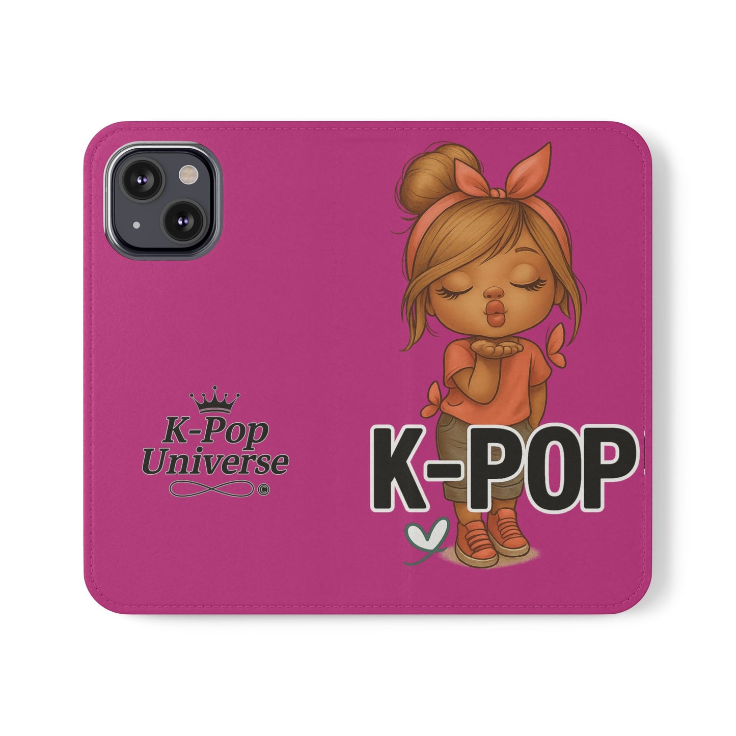 K-Pop Flip Case for Fans, Cute K-Pop Merchandise, Stylish Phone Cover, Ideal for Gifts, Birthday, Concerts, and Celebrations