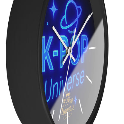 Wall ClockK-Pop Cat Acrylic Wall Clock, Cute Home Decor, Fun Wall Art, Unique Gift for Cat Lovers, K-Pop Fan Merchandise, Colorful Clock
