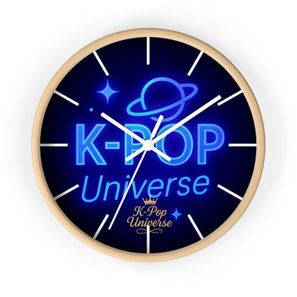 Wall ClockK-Pop Cat Acrylic Wall Clock, Cute Home Decor, Fun Wall Art, Unique Gift for Cat Lovers, K-Pop Fan Merchandise, Colorful Clock