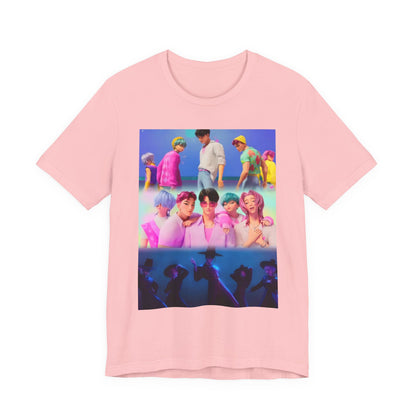 ‼️Limited edition‼️ K-Pop Inspired Unisex Jersey Tee, Perfect for Concerts, Casual Wear, Fan Apparel, Gifts for Music Lovers, Streetwear, K-pop demon hunters,Saja boys