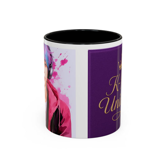 K-Pop Universe Accent, Double face,Coffee Mug - Perfect Gift for Fans, Unique Collectible, Music Lover's Mug, Trendy Drinkware, Birthday Present