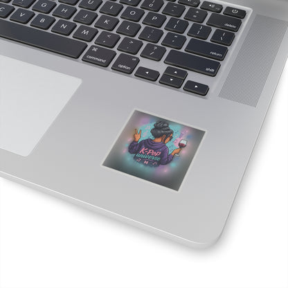 K-Pop Universe Kiss-Cut Stickers, Fun Stickers for K-Pop Lovers, Cute Laptop Decor, Gift for Music Fans, K-Pop Party Favor
