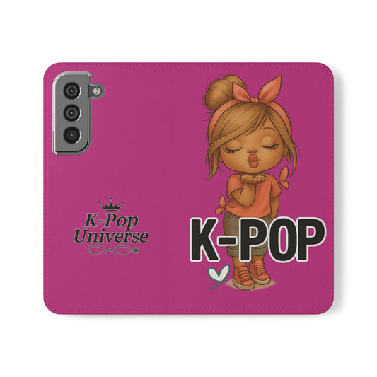 K-Pop Flip Case for Fans, Cute K-Pop Merchandise, Stylish Phone Cover, Ideal for Gifts, Birthday, Concerts, and Celebrations