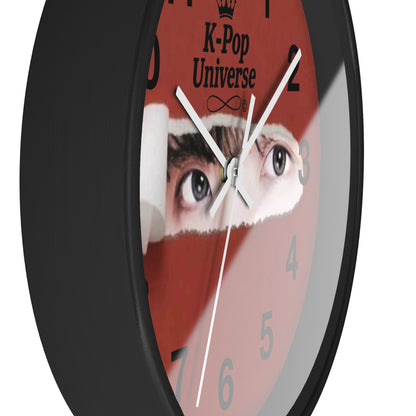 K-Pop Inspired Wall Clock for Fandom Decor, Unique Gift for Fans, Home Office Decor, K-Pop Universe Timepiece, Aesthetic Wall Art/J-Hope/BTS
