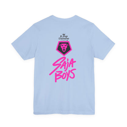 ‼️Limited edition‼️ K-Pop Inspired Unisex Jersey Tee, Perfect for Concerts, Casual Wear, Fan Apparel, Gifts for Music Lovers, Streetwear, K-pop demon hunters,Saja boys