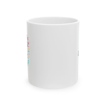 Colorful Ceramic Mug for Coffee Lovers, Perfect Gift for Birthdays, Thank You, or Just Because, 11oz & 15oz Options