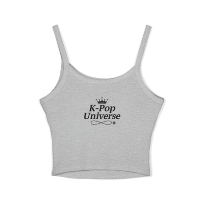 K-Pop Inspired Women's Spaghetti Strap Tank Top, Summer Fashion, Music Lover Gift, Festival Wear, Trendy Tops