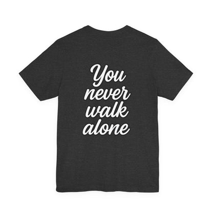 K-Pop Concert Inspired Unisex Tee, Music Lover Gift, Party Tee, You Never Walk Alone Shirt, Fan Merchandise, Festival Outift