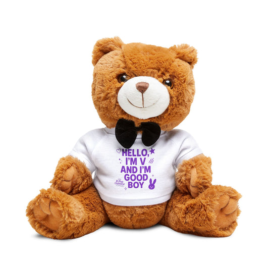 Cuddly Teddy Bear with T-Shirt, Adorable Gift for Kids, Cute Home Decor, Perfect for Birthdays, Celebrations, or Baby Showers