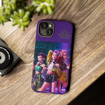 K-Pop Universe Phone Case, Stylish Tough Phone Cover, Colorful K-Pop Inspired Accessory, Trendy Gift for Fans, Durable Protection for Phones