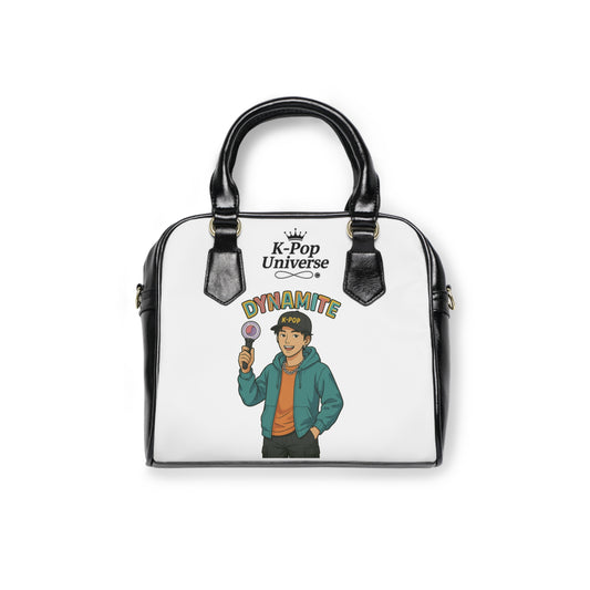 K-Pop Universe Shoulder Handbag, Trendy Tote Bag, Stylish Purse for Fans, Gift for Music Lovers, Fashionable Everyday Accessory
