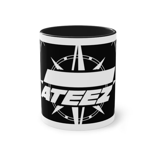 ATEEZ Two-Tone Coffee Mug | Unique Gift for Fans | K-Pop Collectible | Custom Drinkware | Perfect for Birthdays and Celebrations