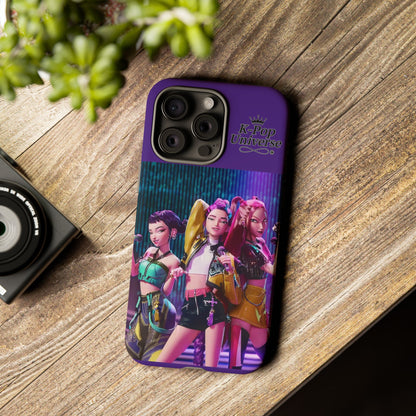 K-Pop Universe Phone Case, Stylish Tough Phone Cover, Colorful K-Pop Inspired Accessory, Trendy Gift for Fans, Durable Protection for Phones