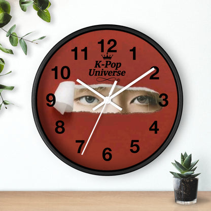 K-Pop Universe Wall Clock, K-Pop Decor, Unique Gift, Home Decoration, Music Lover Accessory, Trendy Wall Art, Kim TAEHYUNG/BTS