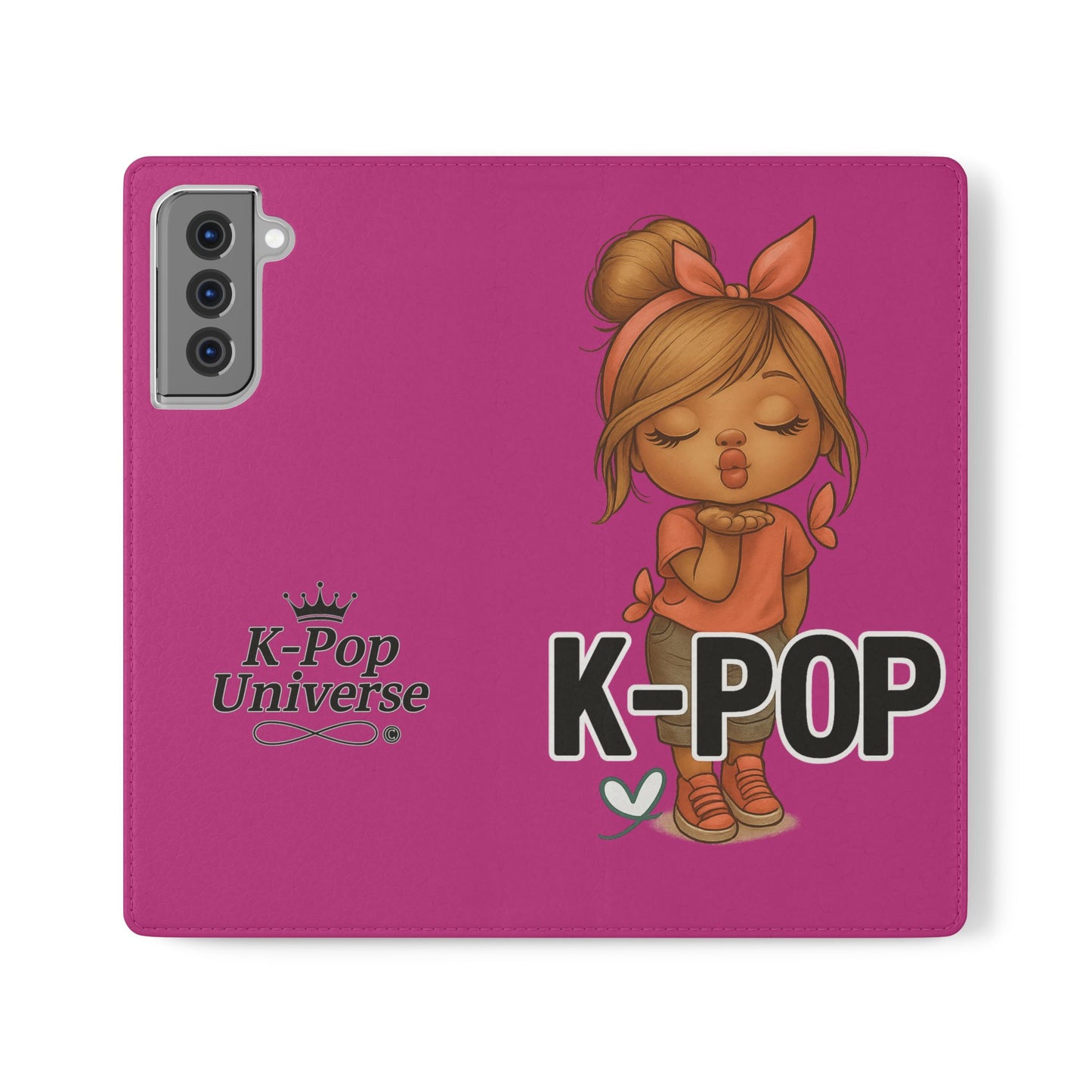 K-Pop Flip Case for Fans, Cute K-Pop Merchandise, Stylish Phone Cover, Ideal for Gifts, Birthday, Concerts, and Celebrations