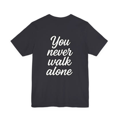 K-Pop Concert Inspired Unisex Tee, Music Lover Gift, Party Tee, You Never Walk Alone Shirt, Fan Merchandise, Festival Outift