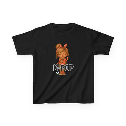 K-Pop Kids Tee, Comfortable Cotton T-Shirt for Young Fans, Cool Gift for Birthdays, Music Lovers, Fun Fashion for Summer