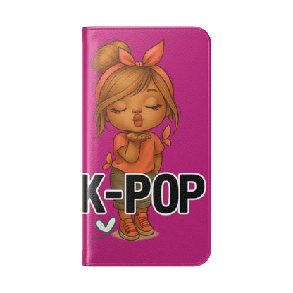 K-Pop Flip Case for Fans, Cute K-Pop Merchandise, Stylish Phone Cover, Ideal for Gifts, Birthday, Concerts, and Celebrations