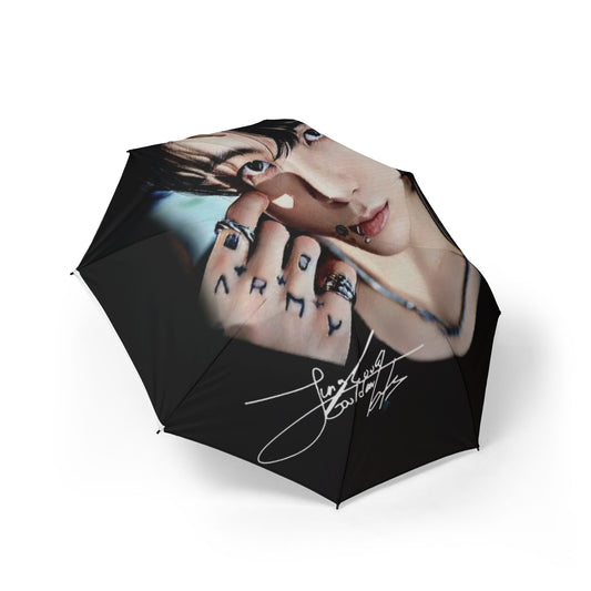 Stylish Foldable Umbrella featuring Artistic Design, Perfect for Rainy Days, Gifts, Collectibles, Fashion Accessories, K-Pop Merchandise