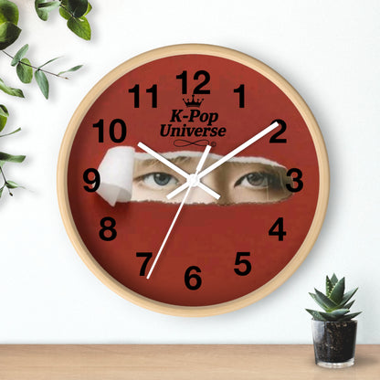 K-Pop Universe Wall Clock, K-Pop Decor, Unique Gift, Home Decoration, Music Lover Accessory, Trendy Wall Art, Kim TAEHYUNG/BTS