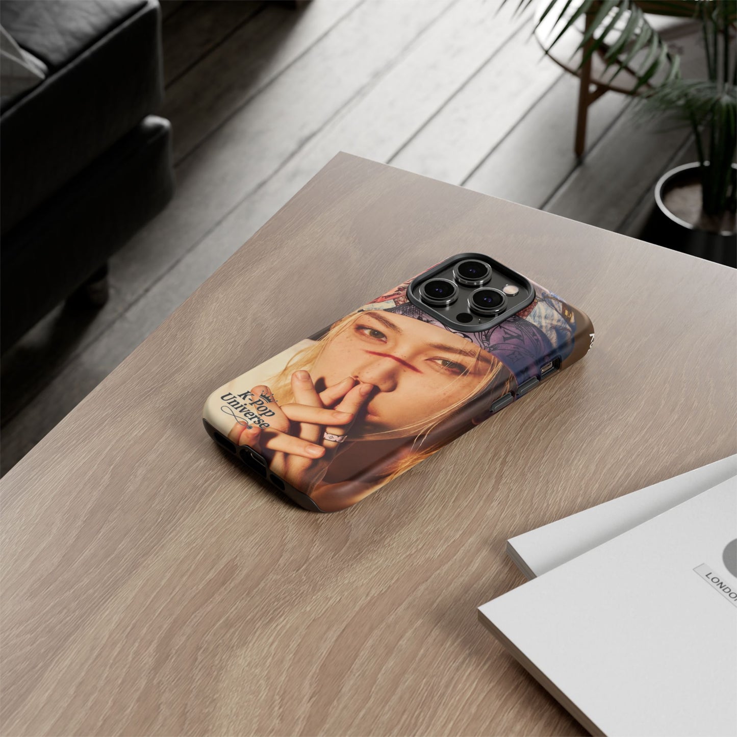 K-Pop Tough Phone Case, Stylish K-Pop Accessory, Trendy Gift for Fans, Birthday Present, Unique Phone Case Design