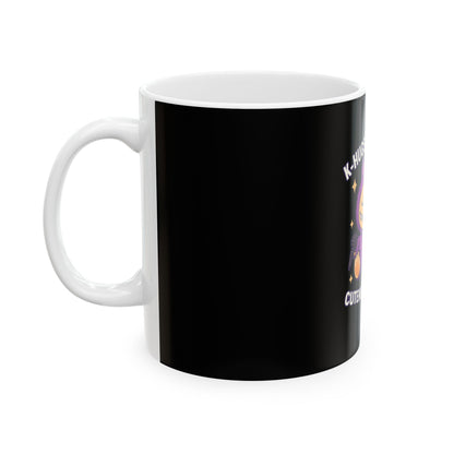 Kawaii Ceramic Mug - Cute K-Hugs & K-Hearts, Perfect for Gifts, Coffee Lovers, Birthdays, Home Decor, Cute Aesthetic