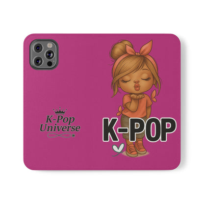 K-Pop Flip Case for Fans, Cute K-Pop Merchandise, Stylish Phone Cover, Ideal for Gifts, Birthday, Concerts, and Celebrations