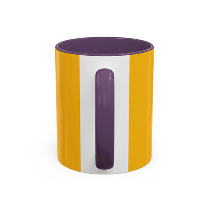 K-Pop Universe Accent Coffee Mug | Perfect for Fans, Gifts for Birthdays, Unique Collectors Item, Vibrant Yellow Mug, Black Handle Mug, K-pop universe