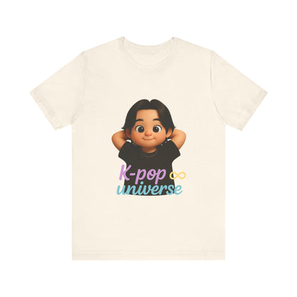 K-Pop Universe Graphic Tee, Trendy T-Shirt for Fans, Unisex Short Sleeve Shirt, Concert Apparel, Gift for Music Lovers