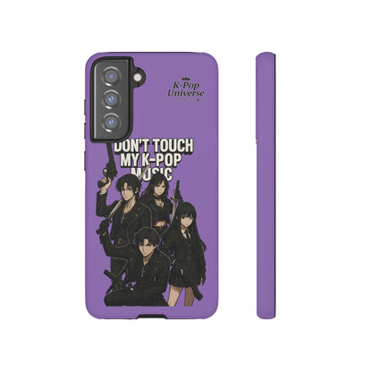 K-Pop Phone Case, Don't Touch My K-Pop Music Cover, Gift for Fans, Cute K-Pop Merchandise, Trending Phone Accessories